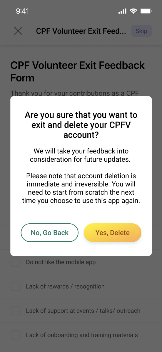 CPFV user account deletion 3
