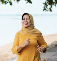 Lady jogging