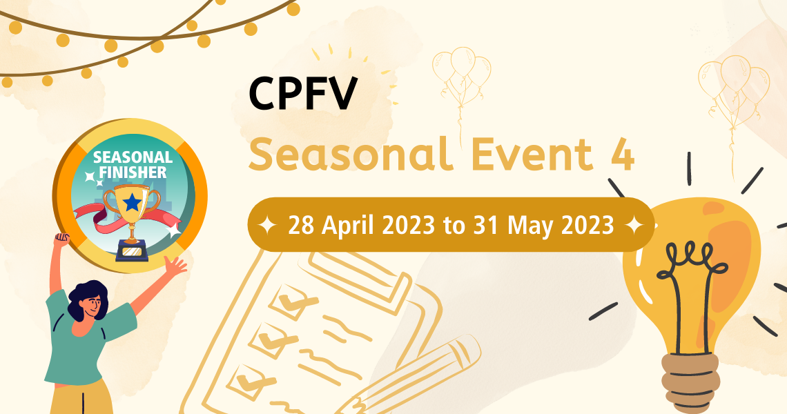 Seasonal Event 4 from 28 April 2023 to 31 May 2023 image banner