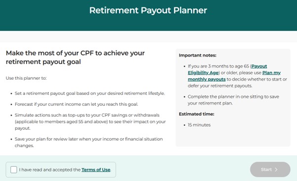 Retirement Payout Planner