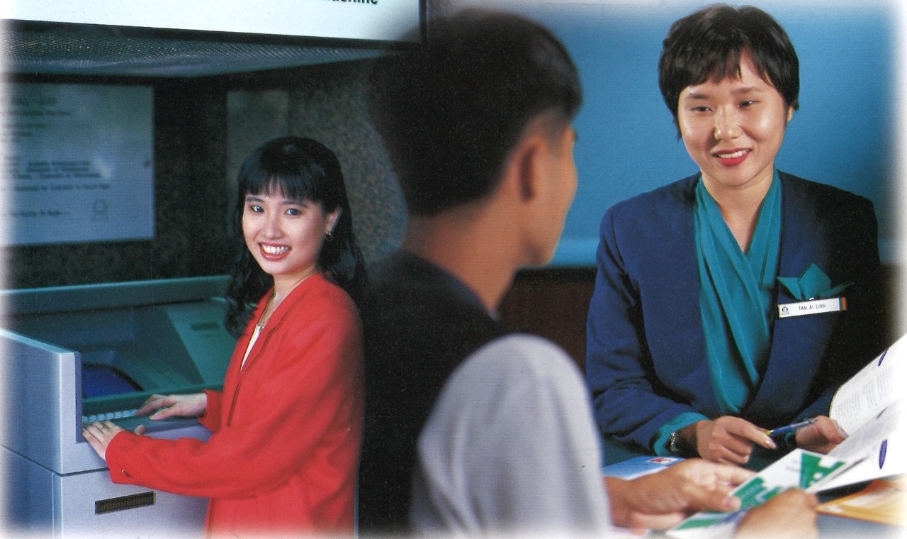 Dated photo of CPF staff