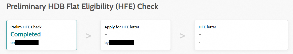 completed prelim HFE check