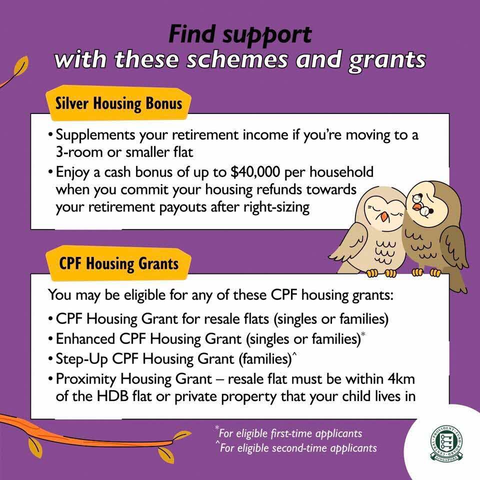 Silver Housing Bonus and CPF Housing Grants