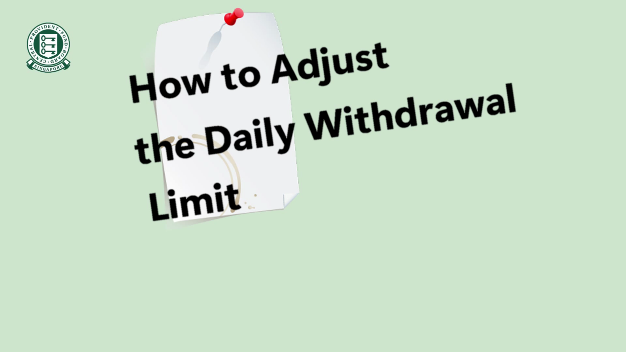 How to adjust your withdrawal limit online