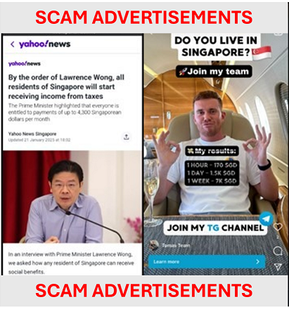 Example of scams