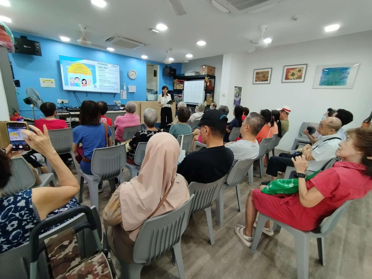 Lisa at a recent CPF Healthcare Talk