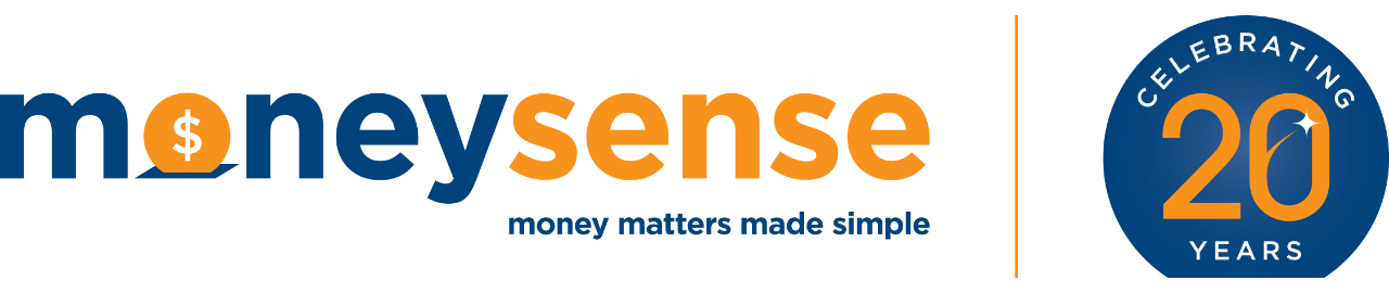 moneysense 20th anniversary logo