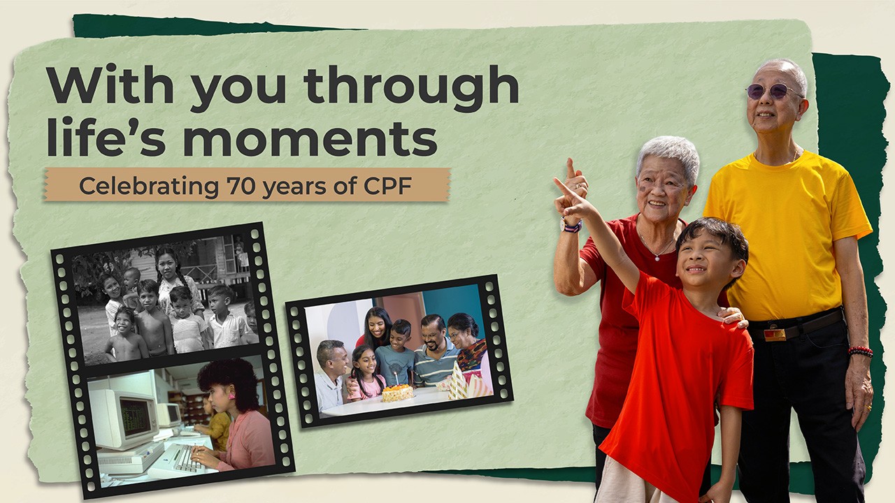 With you through life's moments celebrating 70 years of CPF