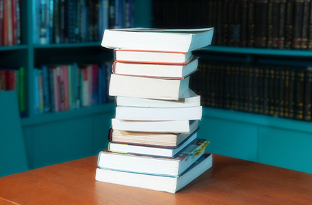 A pile of books