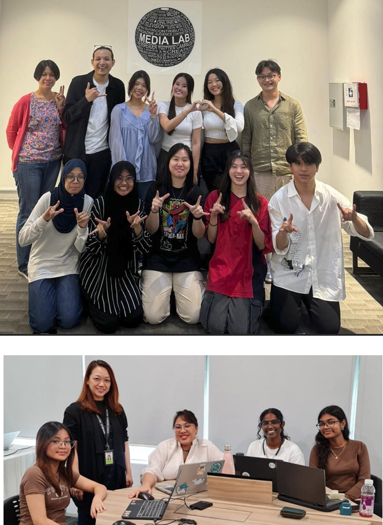 RP students who produced collaterals