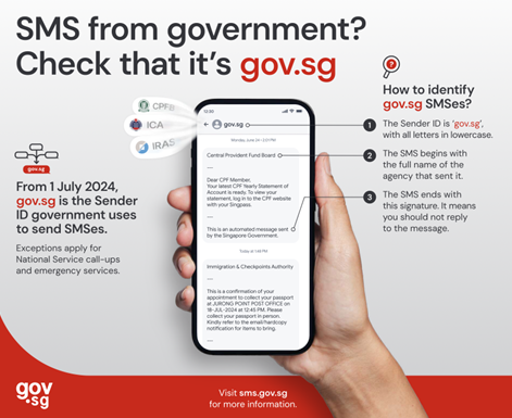 SMS from government